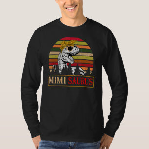Camiseta Madres familiares Mimisaurus Rex Dinosaur Mimi Sau