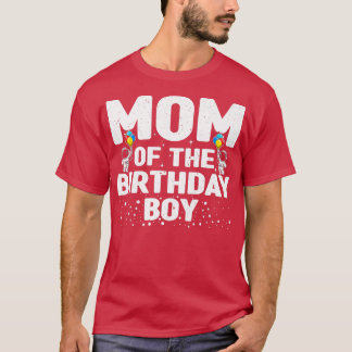 Camiseta Madres Felices Mamá En El Cumpleaños De Los Niños 