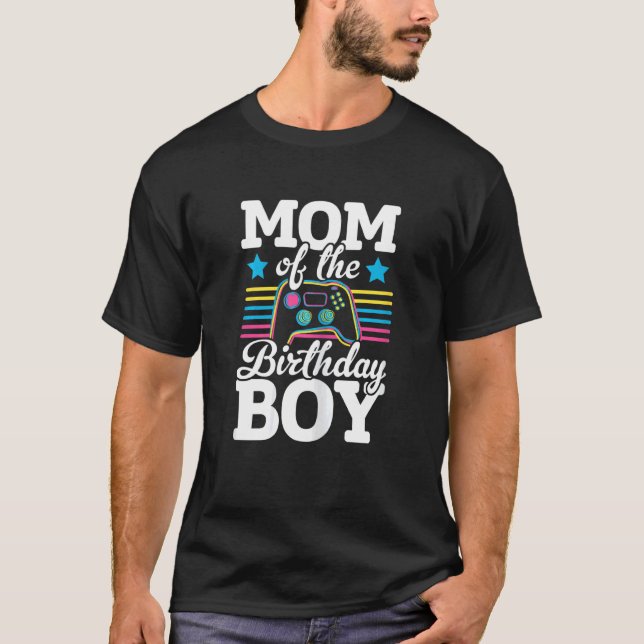 Camiseta Madres Madres De Birthday Boy Video Game Player G (Anverso)
