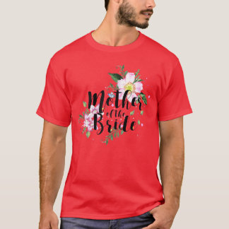 Camiseta Madres madres de la fiesta de novias florales