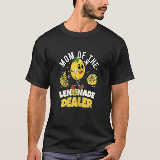 Camiseta Madres Madres De Lemonade Dealer Stand Jefe Vender (Anverso)