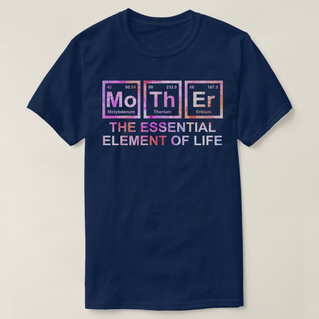 Camiseta Madres Madres Madres El Elemento Esencial De La Vi (Diseño del anverso)
