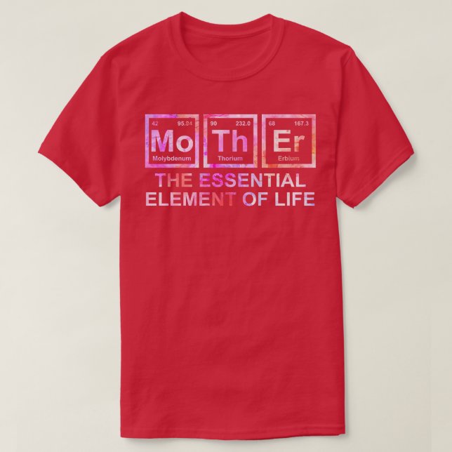 Camiseta Madres Madres Madres El Elemento Esencial De La Vi (Diseño del anverso)
