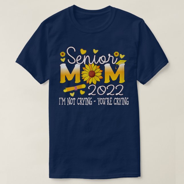 Camiseta Madres Madres mayores 2022 No lloro Sen girasol (Diseño del anverso)
