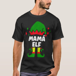 Camiseta Madres mam Elf Navidades españolas divertidas