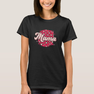 Camiseta Madres Mamá Para Mujeres Leopardo Rosa Mamá Madre