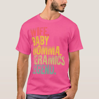 Camiseta Madres Mujeres Divertida Esposa Bebé Momma Cerámic