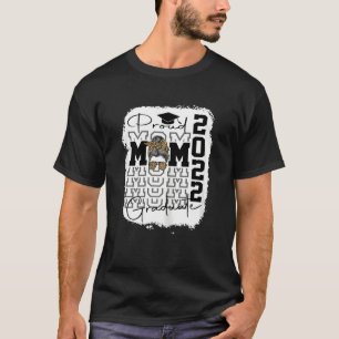 Camiseta Madres Orgullosas De Una Clase De Leopa De Graduad