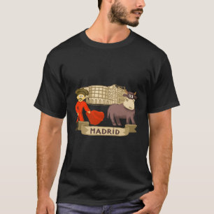 Camiseta Madrid Bullfighbull España