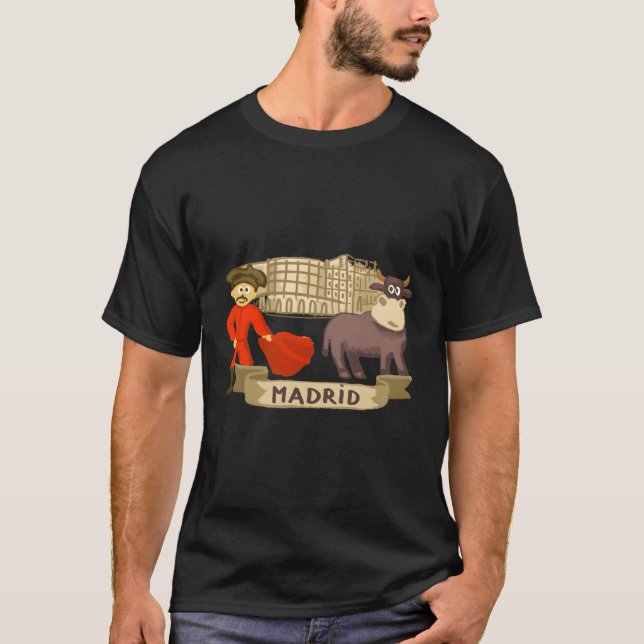 Camiseta Madrid Bullfighbull España (Anverso)