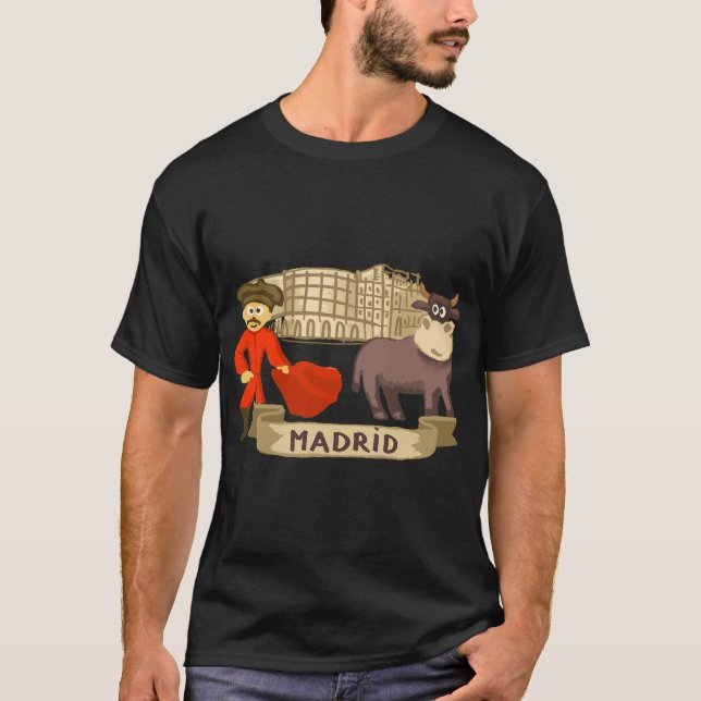 Camiseta Madrid Bullfighbull España (Anverso)