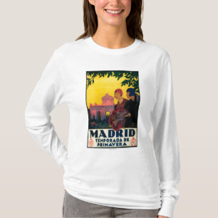 Camiseta Madrid en poster promocional del viaje de la