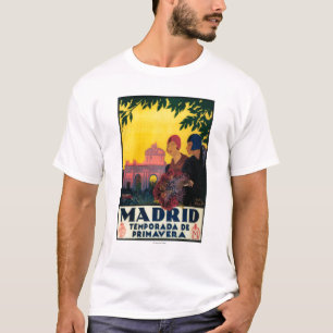 Camiseta Madrid en poster promocional del viaje de la