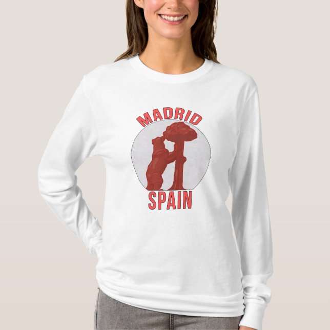Camiseta Madrid España (Anverso)