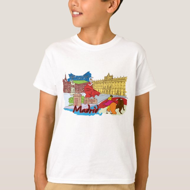 Camiseta Madrid, España (Anverso)