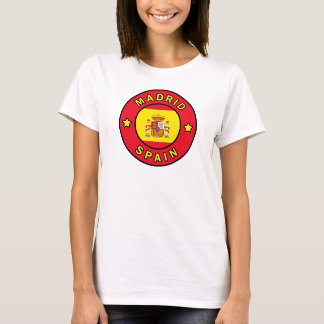Camiseta Madrid España (Anverso)