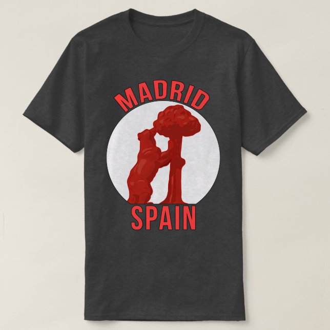 Camiseta Madrid España (Diseño del anverso)