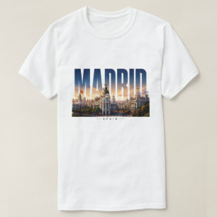 Camiseta Madrid España Mediterráneo y viaje ibérico 🌍
