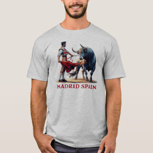 Camiseta Madrid España: Peleas de toros