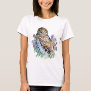 Camiseta Madriguera del búho en lavanda