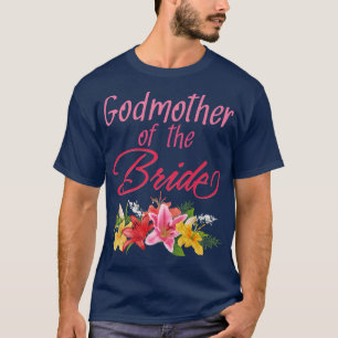 Camiseta Madrina de boda de la novia en la fiesta nupcial