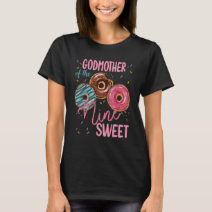 Camiseta Madrina De Dulce Nueve Años De Noveno Día De Nacim