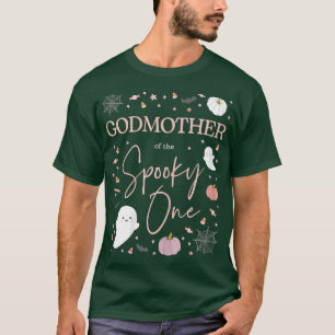 Camiseta Madrina de espeluznante Chica primer cumpleaños