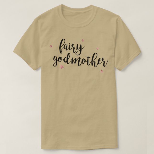 Camiseta Madrina de hadas2, regalo lindo (Diseño del anverso)