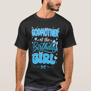 Camiseta Madrina De La Cumpleañera Lazo Coquette Familiar