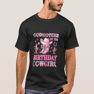 Camiseta Madrina De La Cumpleañera Vaquera Fiesta Rodeo Cum