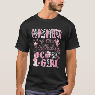 Camiseta Madrina de la Cumpleañera Vaquera Rodeo de 1er Cum