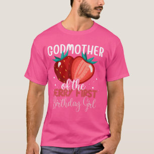 Camiseta Madrina de la familia de Chicas del primer cumplea