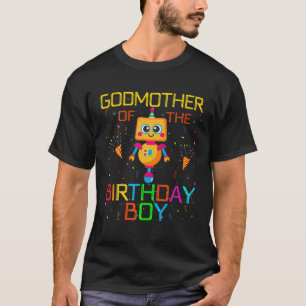 Camiseta Madrina De La Familia Temática Del Niño Nacido Rob