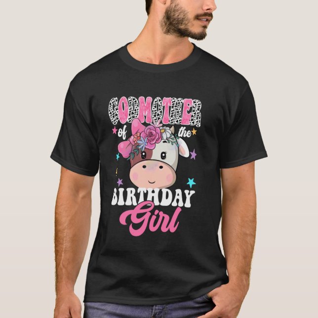 Camiseta Madrina De La Granja De La Vaca De Cumpleaños Groo (Anverso)