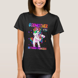 Camiseta Madrina de la Princesa Nacida Chica Dabbing Un