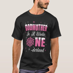 Camiseta Madrina Del Chica De Cumpleaños Invierno De Holand