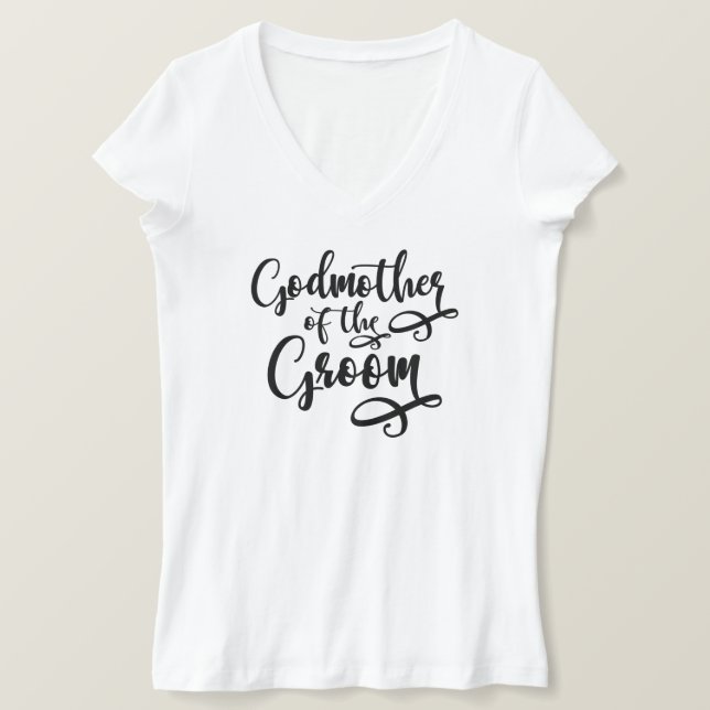 Camiseta Madrina del Groom (Anverso del diseño)