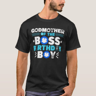 Camiseta Madrina Del Jefe Nacimiento Niño Decor Fami