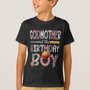 Camiseta Madrina Del Nacimiento Nacido Del Béisbol