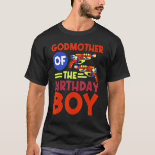 Camiseta Madrina Del Niño De Cumpleaños Lazer Tag Bday Fies