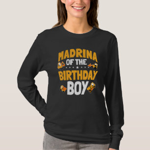 Camiseta Madrina Del Niño De Cumpleaños Trabajador De La Co