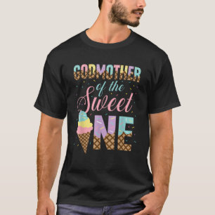 Camiseta Madrina Dulce Un Camisón Helado Crema De Amor Sw