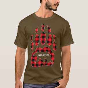 Camiseta Madrina Osa Búfalo Rojo Madrina