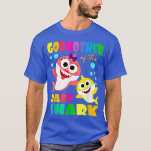 Camiseta Madrina Tiburón Cumpleaños Madrina Tiburón Tee Fam