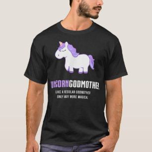 Camiseta Madrina unicornio, regalo mágico divertido