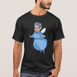 Camiseta Madrina vieja portando un diseño de avispamiento
