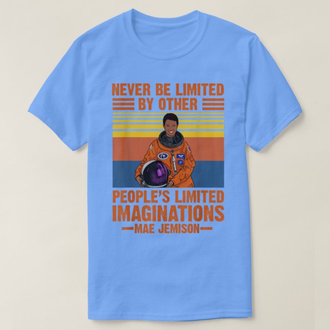 Camiseta Mae Jemison Astronauta Estadounidense Mujer Negra  (Diseño del anverso)