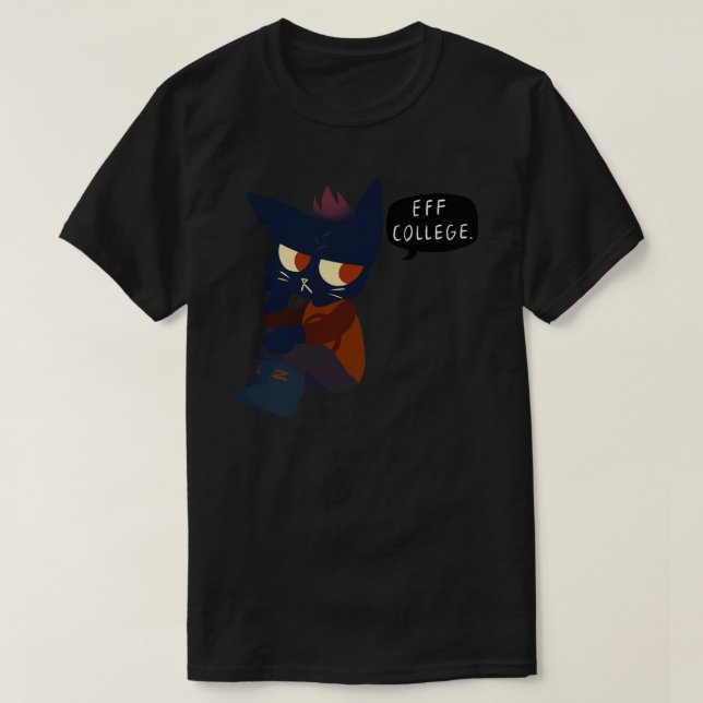 Camiseta Mae - Noche en el Pegatina de Woods (Diseño del anverso)