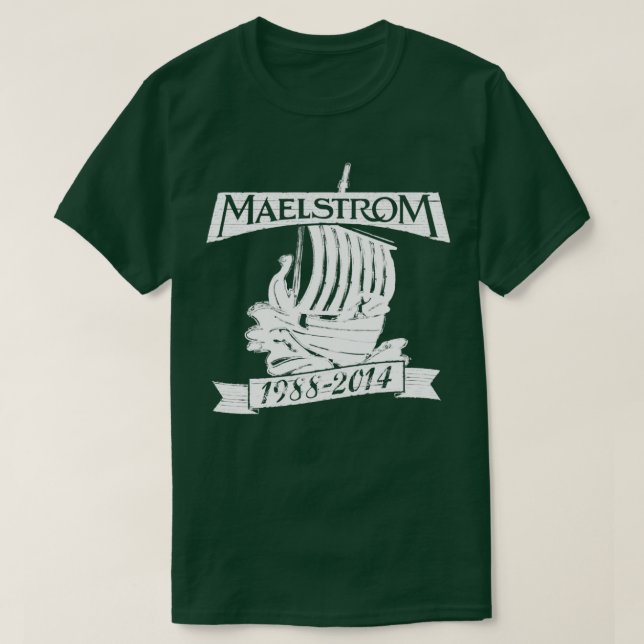 Camiseta Maelstrom WHITE (Diseño del anverso)
