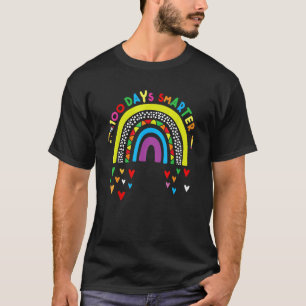 Camiseta Maestra 100 días de escuela 100 días más inteligen